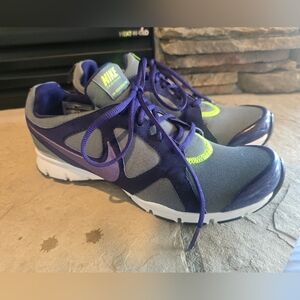 Nike Purple and Gray Season TR 2 Running Athletic Shoes Women 8.